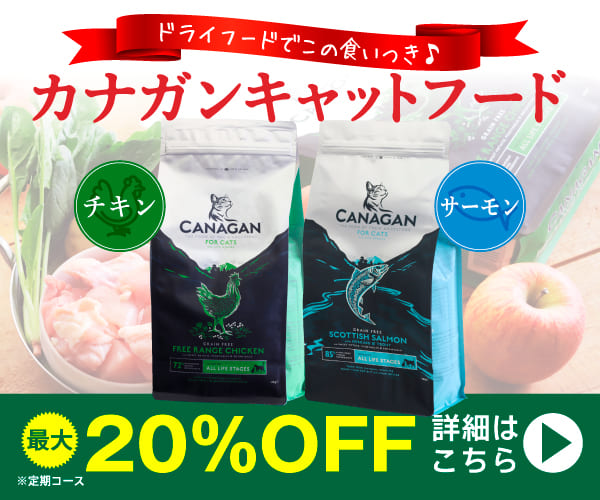 猫と食物繊維 キャットフードの関係 カナガン グレインフリー 穀物フリー おすすめキャットフード